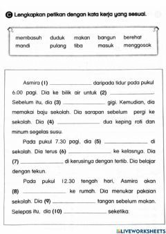 English Year 3 Worksheets Malaysia Fundacionfaroccr