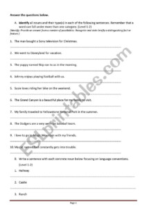 ESL Grammar Grade 6 ESL Worksheet By Maya Hassan