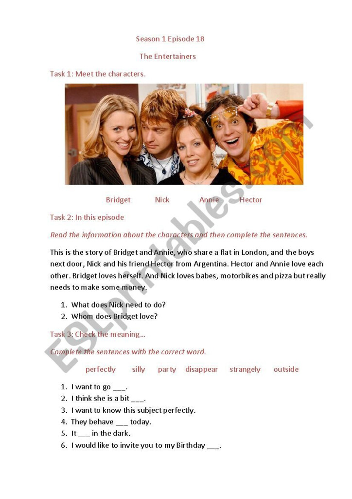 Extra English Episode 21 ESL Worksheet By YulikaTinkie