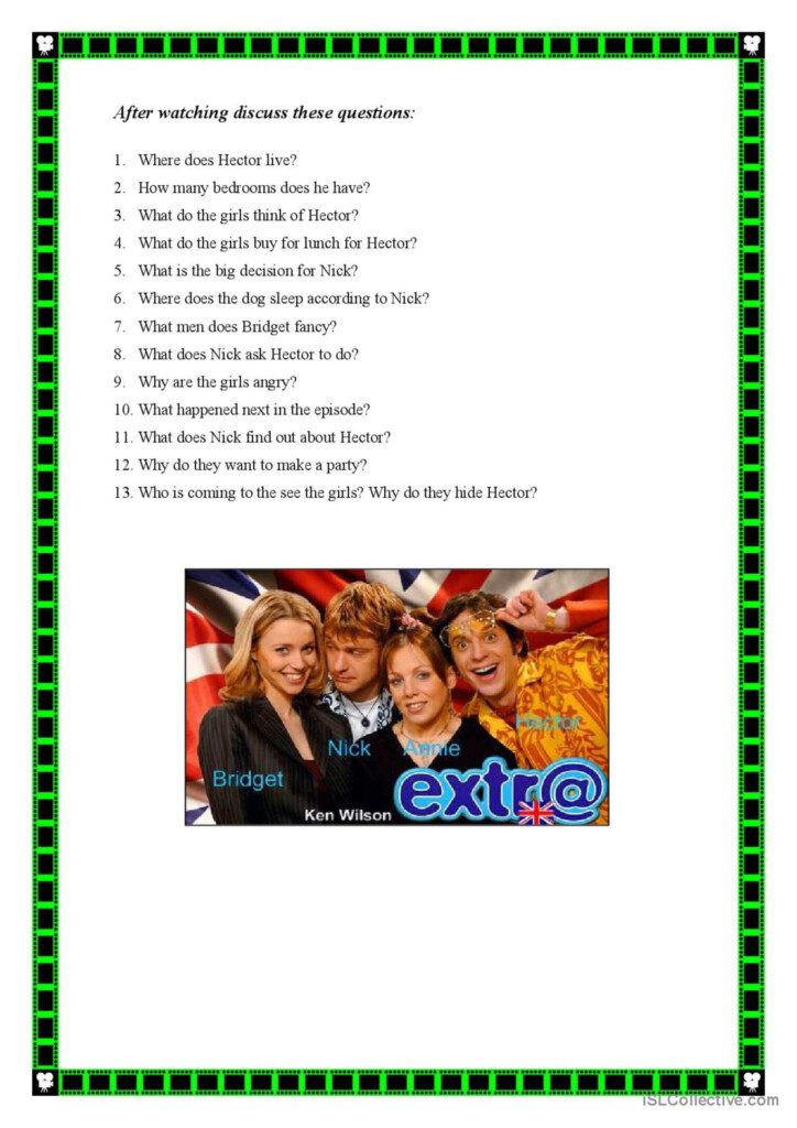 Extra Episode 1 Part 2 Video Or Movi English ESL Worksheets Pdf Doc