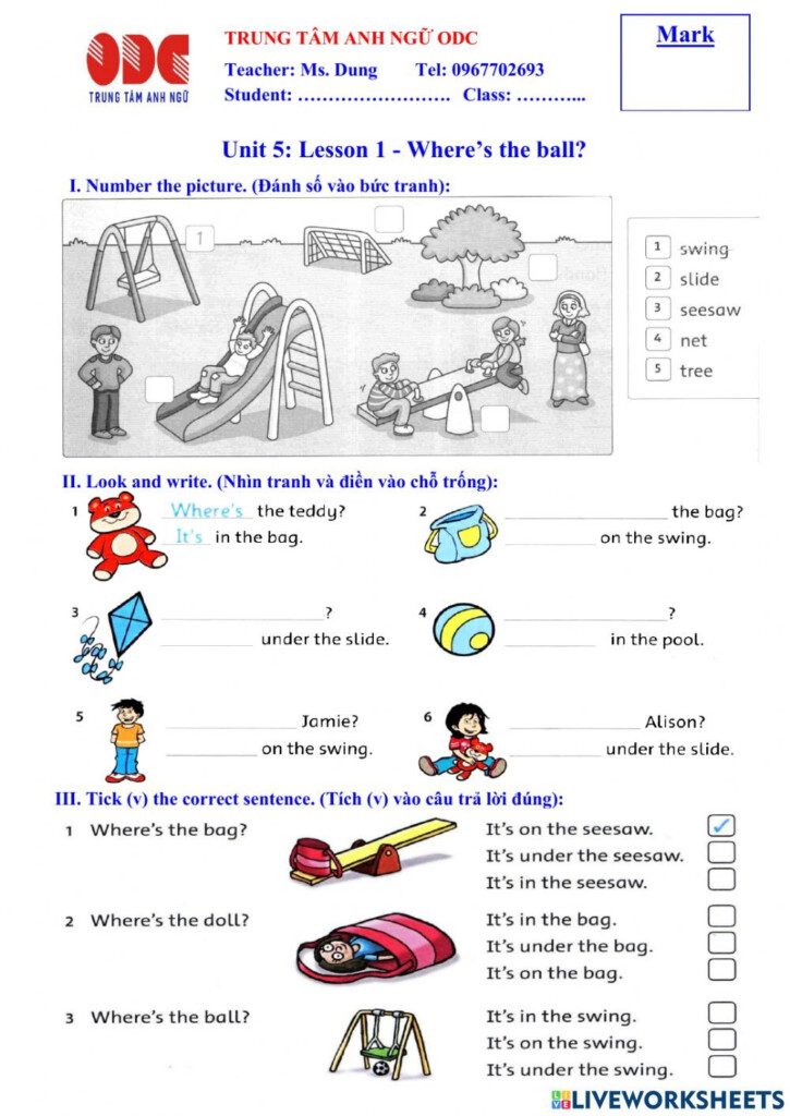 Family And Friends 1 Unit 5 Interactive Worksheet Artofit