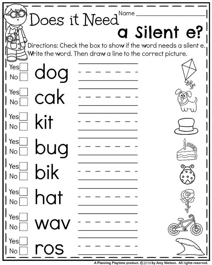 First Grade Vocabulary Worksheet
