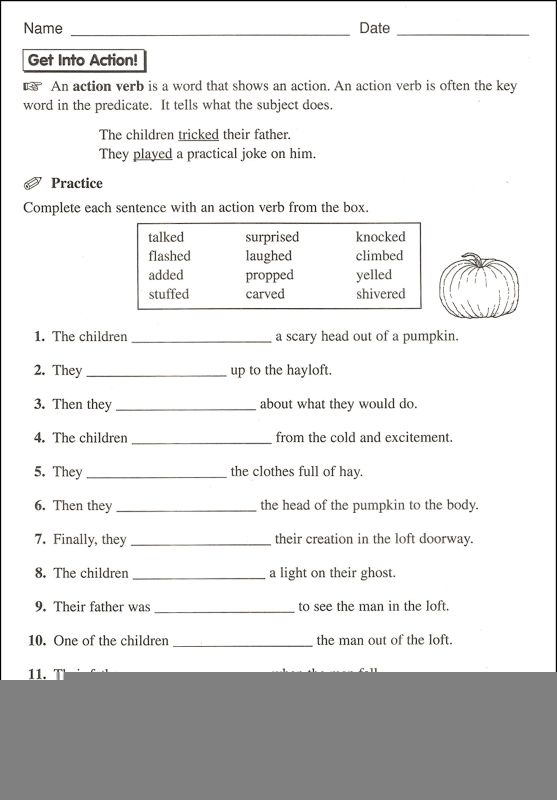 Fourth Grade Language Arts Worksheets Language Worksheets