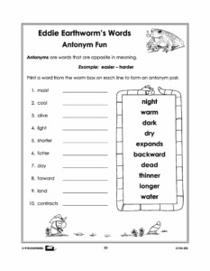 Free 2 Grade Vocabulary Worksheet Download Free 2 Grade Vocabulary