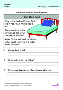Free English Worksheets For Grade 1 class 1 IB CBSE ICSE K12 And All