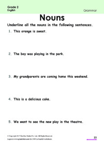 Free English Worksheets For Grade 2 class 2 IB CBSE ICSE K12 And All
