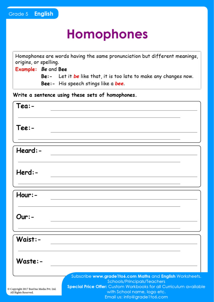 Free Free English Worksheet For Grade 5 Download Free Free English 