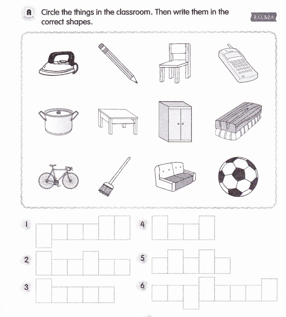 Free Primary 1 English Worksheets Singapore