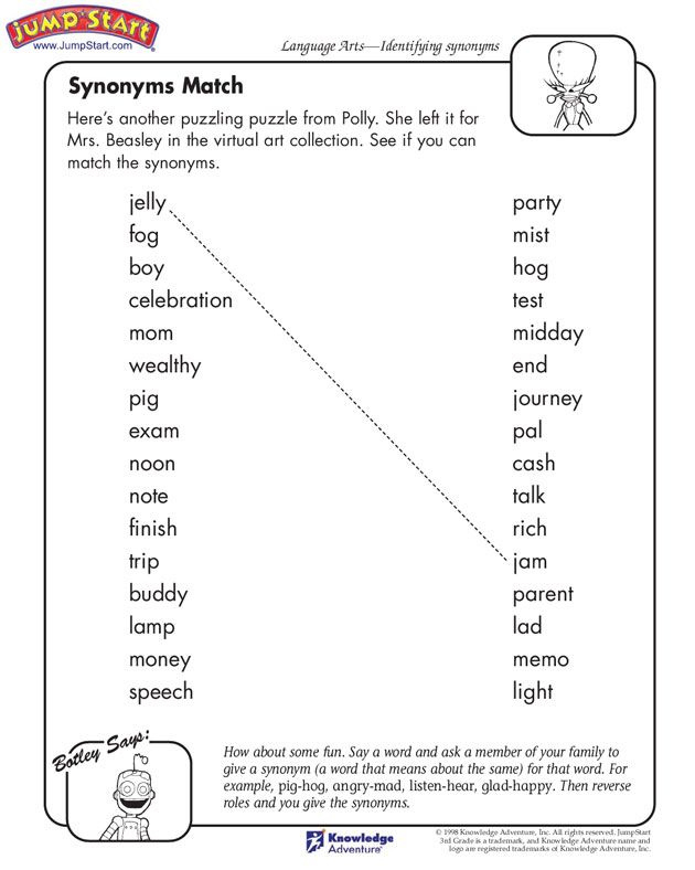 Free Printable Language Arts Worksheets For 2nd Grade Language Worksheets