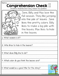 Free Printable Reading Comprehension Worksheets Grade 5 Free Printable