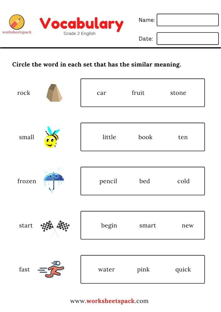 Free Printable Worksheet For Grade 2 English Download Free Printable 