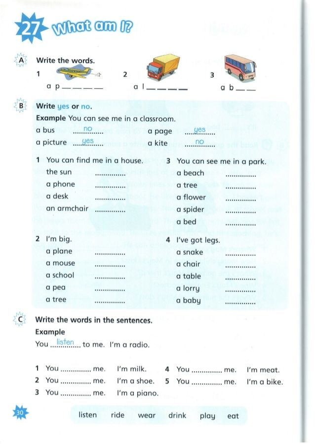 Fun For Starters Cambridge English Worksheets For Kids Learning 