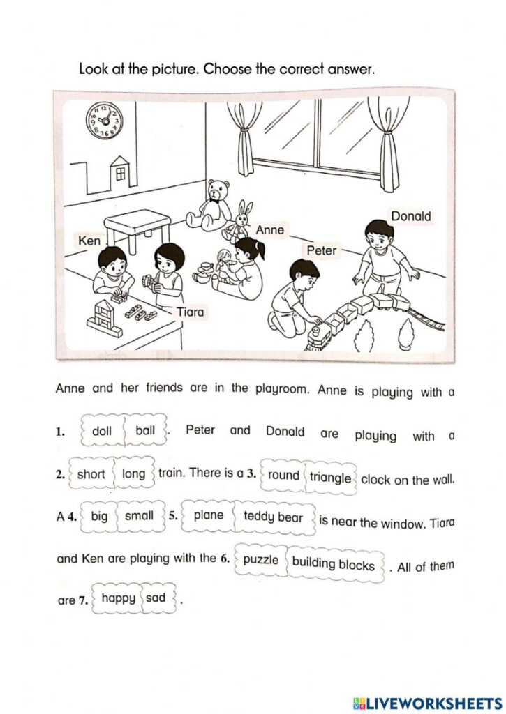 Grade 1 English Worksheet Digital Worksheets Library