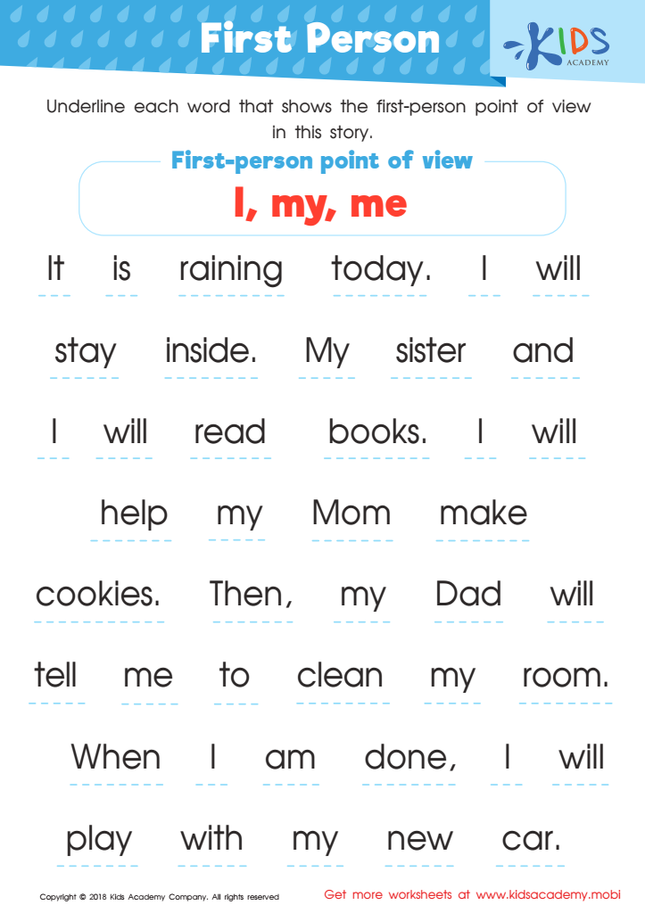 Grade 1 English Worksheets Printable Online