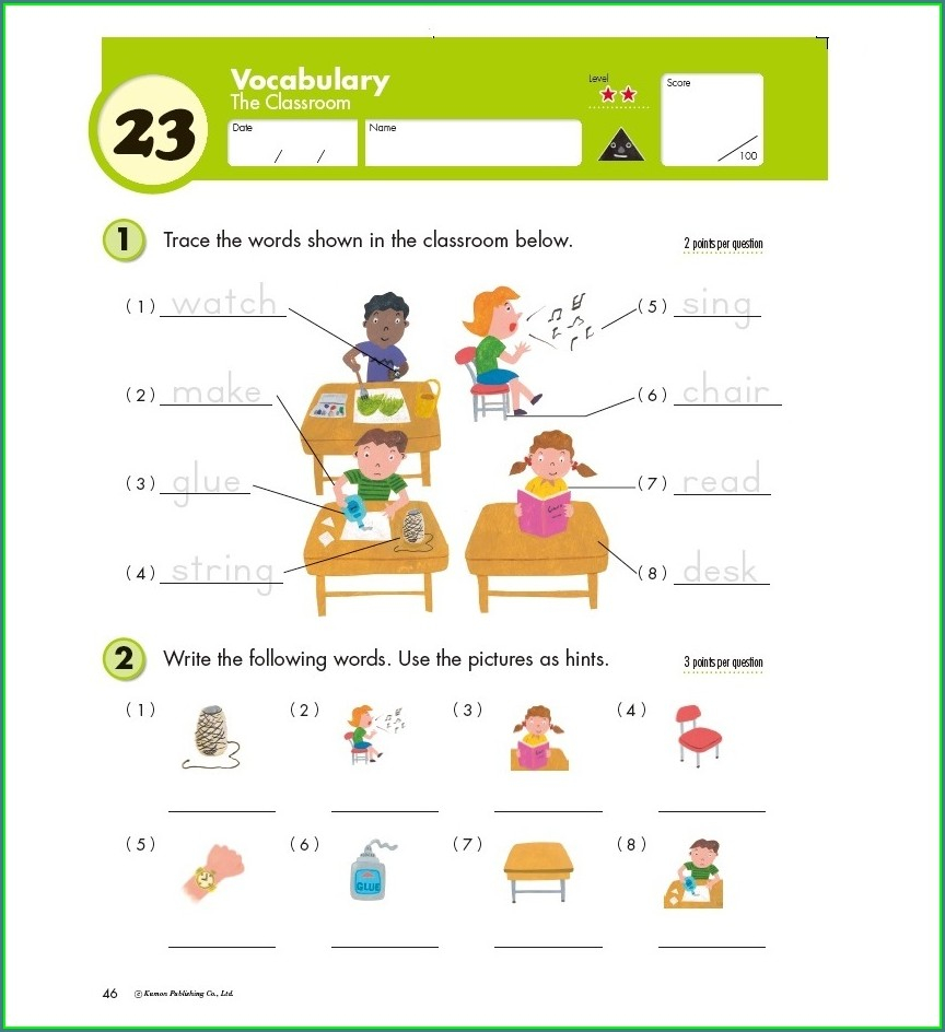 Grade 2 Addition Inside Kumon Math Kumon Kindergarten Worksheets Greg 