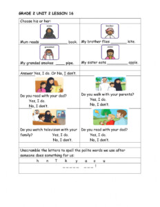 Grade 2 English Home Language Worksheets Language Worksheets