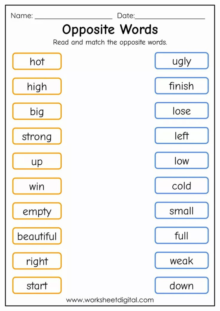 Grade 2 English Worksheet Digital English Lessons For Kids English 