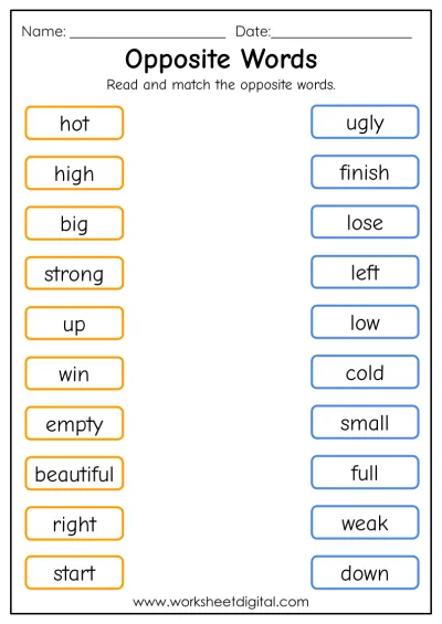 Grade 2 English Worksheet Digital Worksheets Library