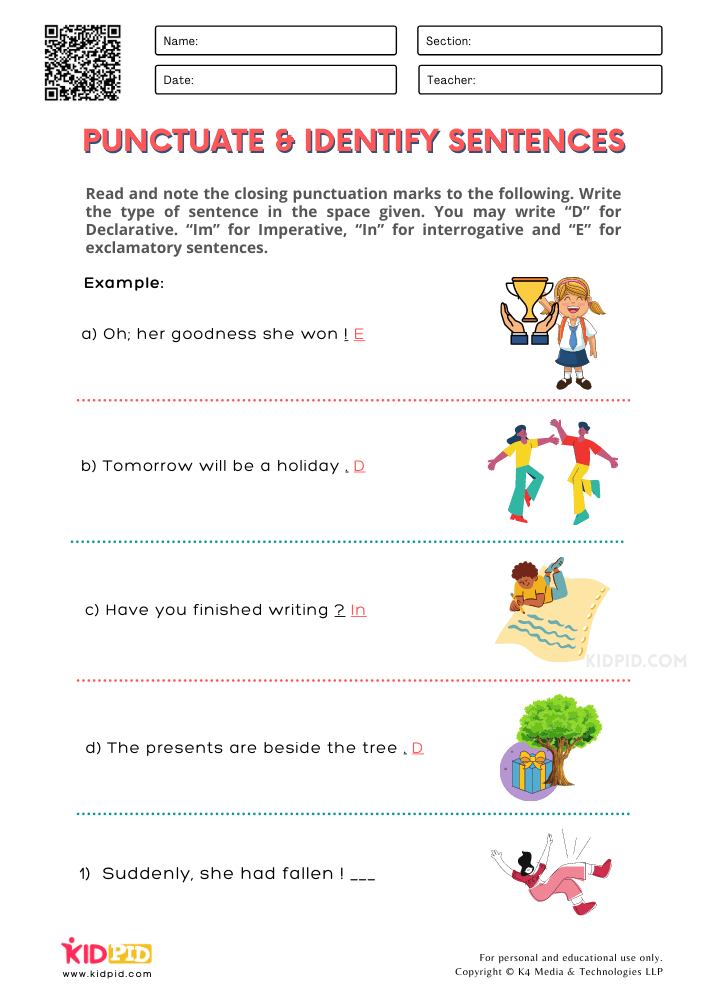 Grade 2 Punctuation Worksheets Pdf