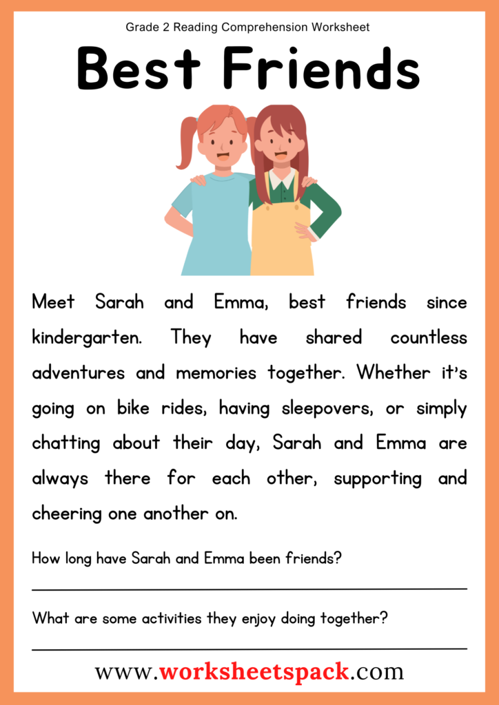 Grade 2 Reading Comprehension Worksheets Worksheetspack Worksheets 