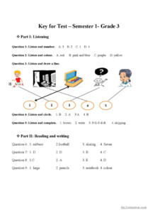 Grade 3 English ESL Worksheets Pdf Doc
