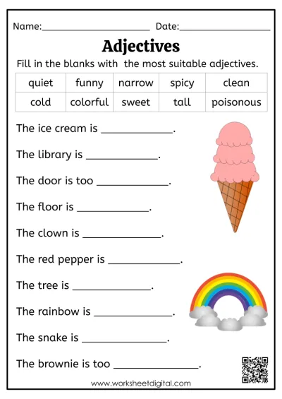 Grade 3 English Worksheet Digital Worksheets Library
