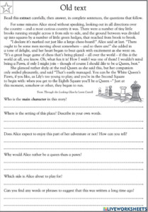 Grade 4 Comprehension Worksheet Enhance Reading Skills