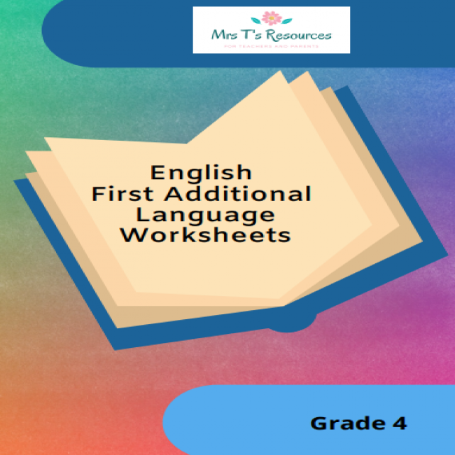 Grade 4 English First Additional Language Worksheets MEMO For On Teacha 