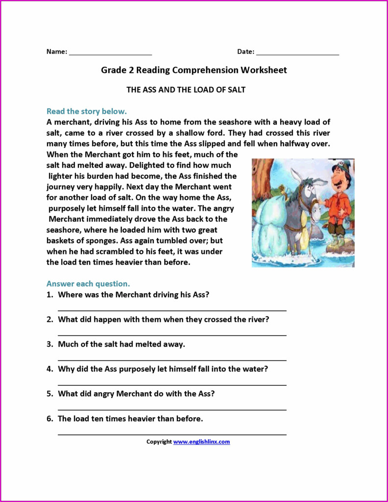 Grade 4 English Worksheet Worksheet Resume Examples