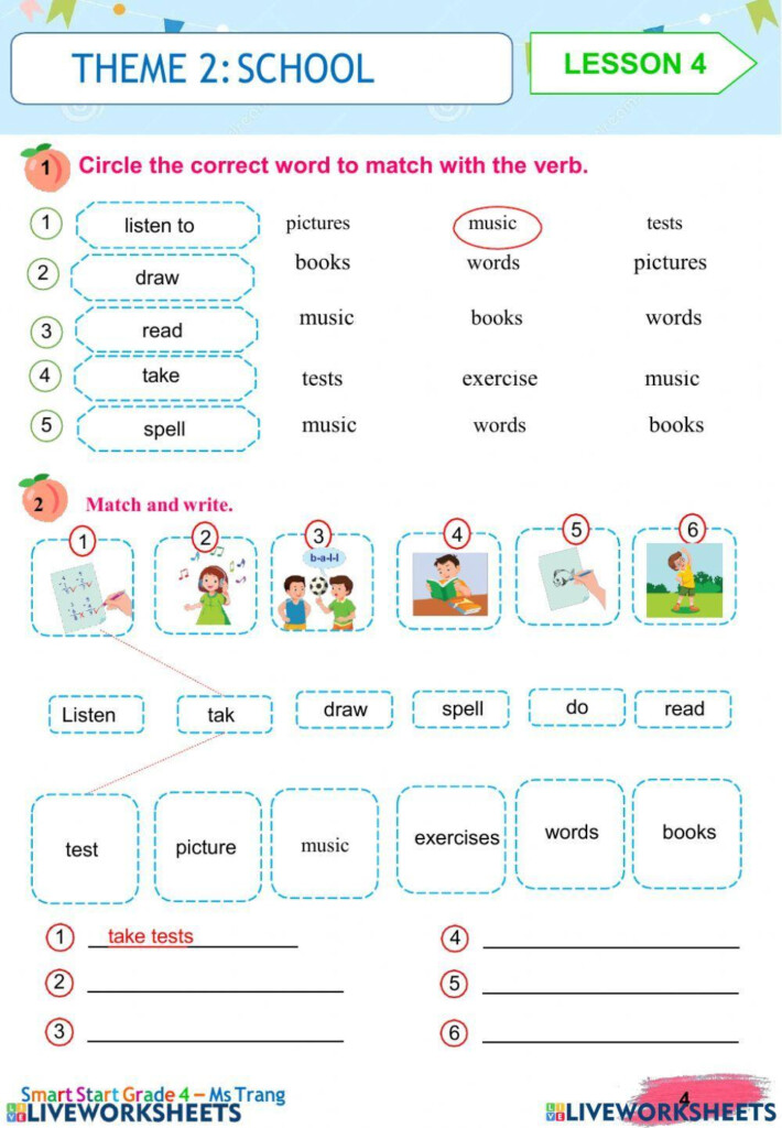 Grade 4 English Worksheets Fun And Educational Activities For Kids