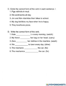 Grade 4 Grammar Worksheet Live Worksheets Worksheets Library