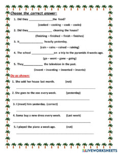 Grade 4 Grammar Worksheet Live Worksheets Worksheets Library