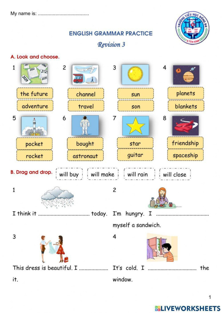 Grade 5 English Grammar Practice Worksheet Live Worksheets 