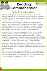 Grade 5 English Reading Comprehension Worksheet Bringing High Quality