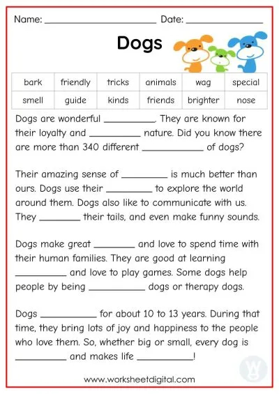 Grade 5 English Worksheet Digital Worksheets Library