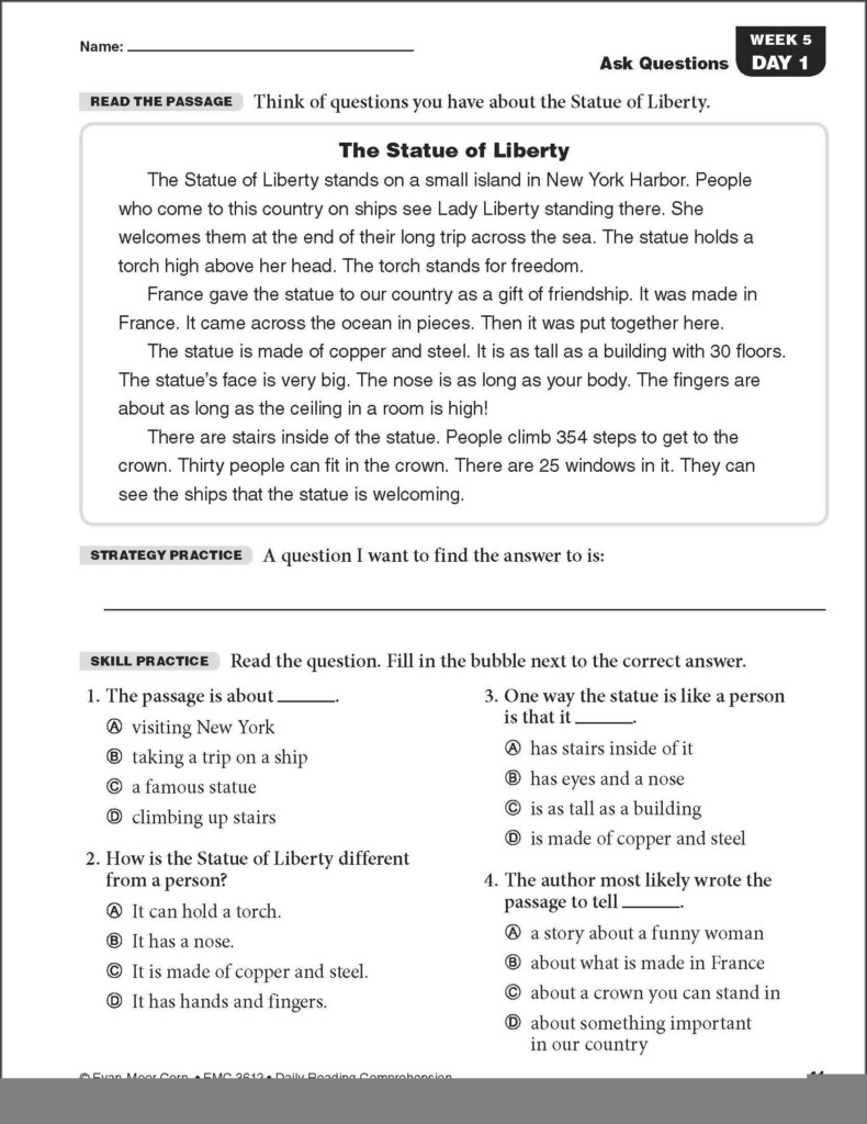 Grade 5 English Worksheets Free Printable