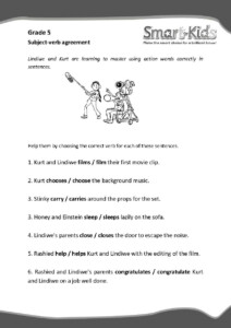 Grade 5 subject verb agreement jpg Smartkids