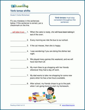 Grade 5 Verbs Worksheets K5 Learning Verb Worksheets Helping Verbs 