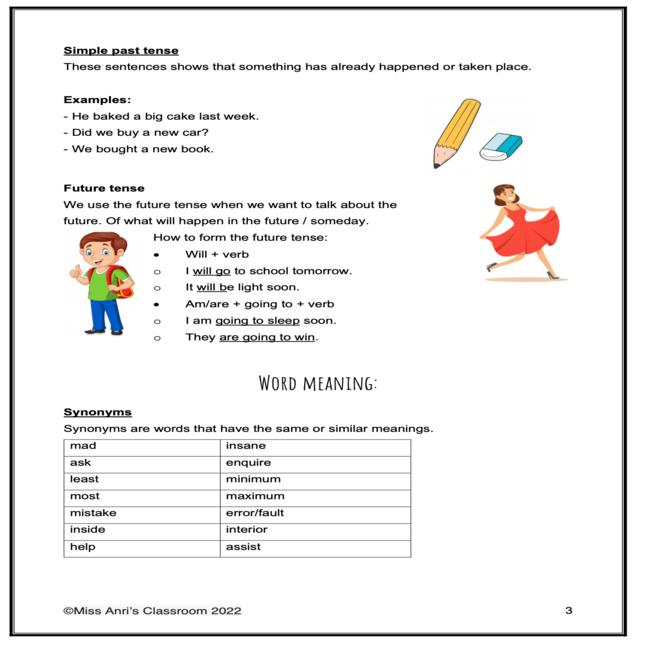 Grade 6 English Home Language Term 3 Booklet Teacha 