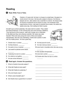 Grade 6 Reading Comprehension Printable Worksheets Reading Worksheet