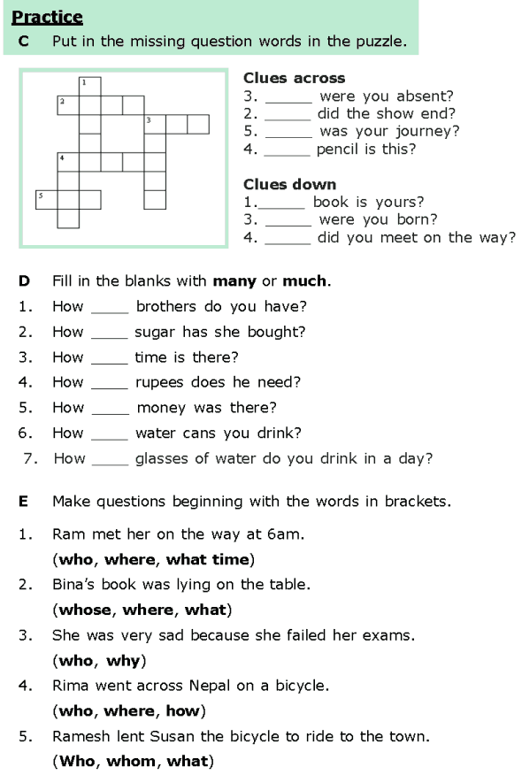 Grammar For 6Th Graders Worksheet