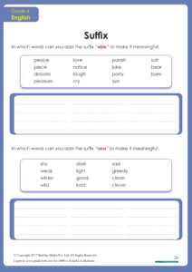 Grammar Worksheet For 6th Grade