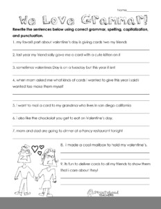 Grammar Year 6 English Worksheets