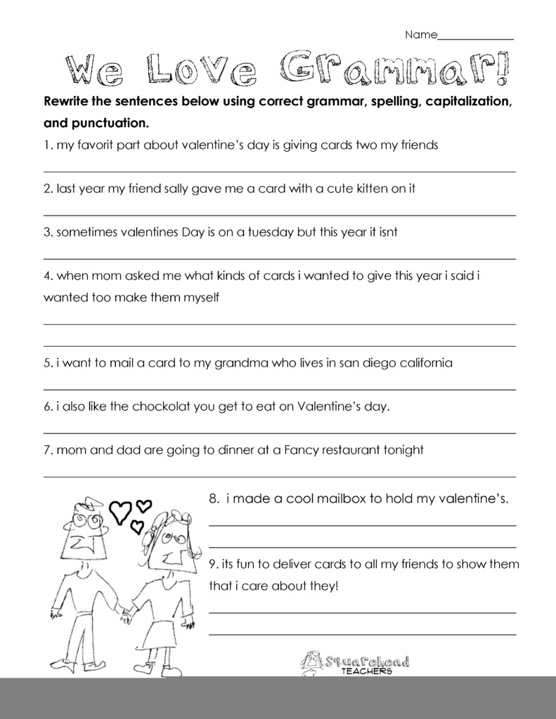 Grammar Year 6 English Worksheets