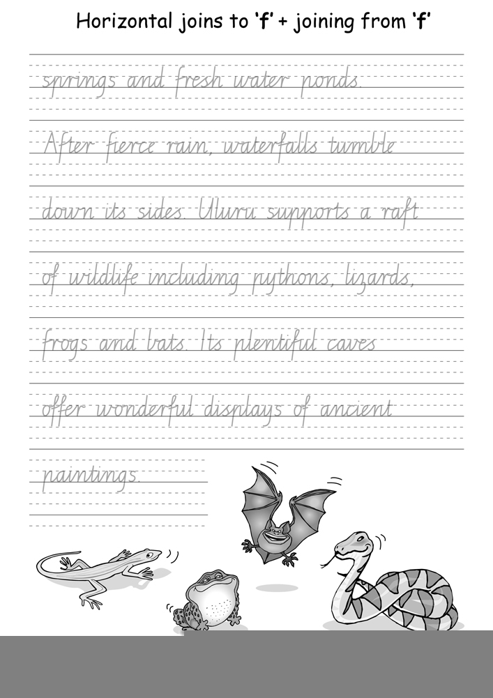 Handwriting For Grade 4