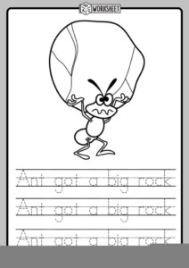 Handwriting Worksheets For 5 Year Olds ABC Worksheet
