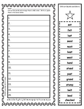 Harcourt Reading Grade 3 ABC ORDER Changing Patterns Theme