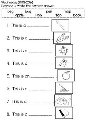 Homework English Year 1 Cuti Pertengahan Tahun English Worksheets For 