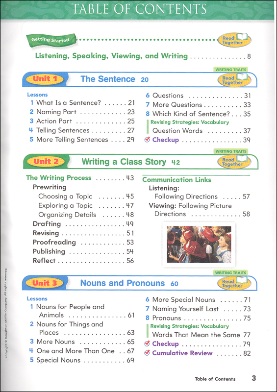 Houghton Mifflin English Grade 1 Homeschool Kit Houghton Mifflin 