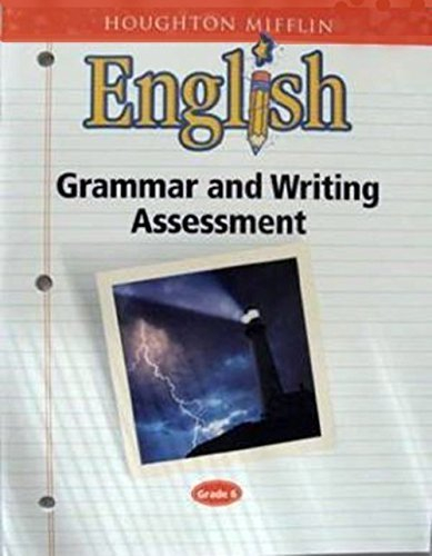 Houghton Mifflin English Grammar And Writing Assessment Level 6 01 By 